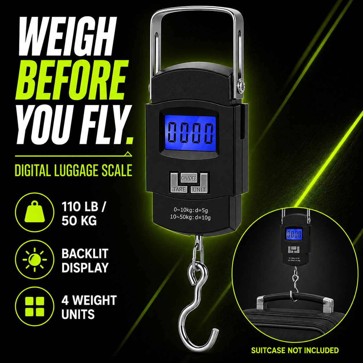 DailyScroll WeightWise™ Luggage Scale - image 1